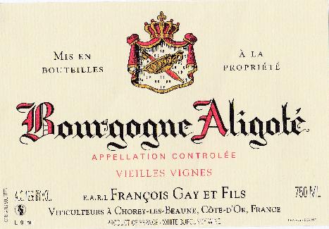 etiquette Bourgogne Aligoté